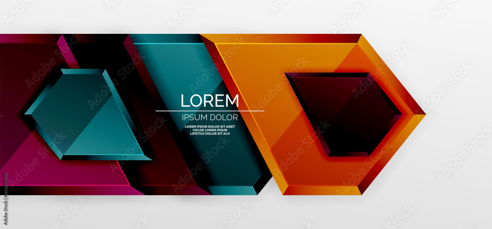 Metal glossy shiny geometric shapes with 3d effect composition. Techno futuristic vector abstract background For Wallpaper, Banner, Background, Card, Book Illustration, landing page Metal glossy shiny geometric shapes with 3d effect composition. Techno futuristic vector abstract background For Wallpaper, Banner, Background, Card, Book Illustration, landing page