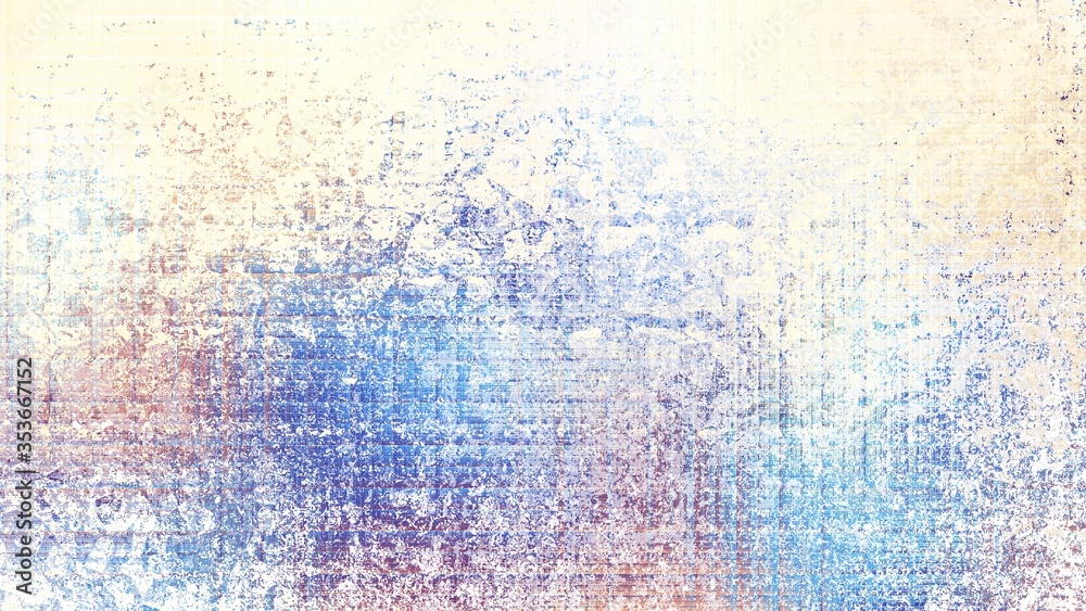 Fototapeta premium Digital art fractal background. Psychedelic futuristic abstract pattern.