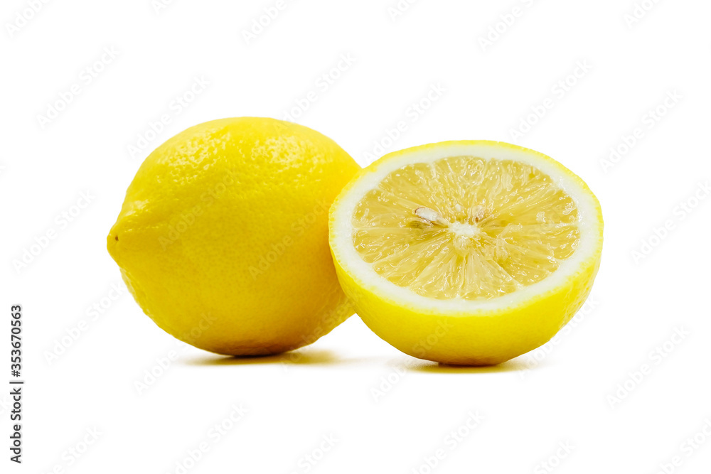Lemon isolated on white background Lemon isolated on white background