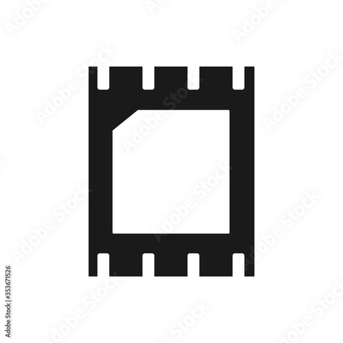 Electronics telecommunication cellphone esim chip, new gsm phone mobile network sim card vector illustration on white background. eSIM embedded SIM card icon concept. Embedded sim. 