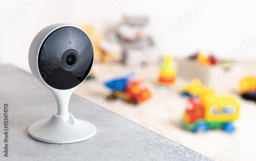 Ip camera Security monitoring playing room for kids