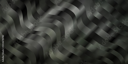 Light Gray vector backdrop with curves. Colorful illustration in circular style with lines. Pattern for business booklets, leaflets