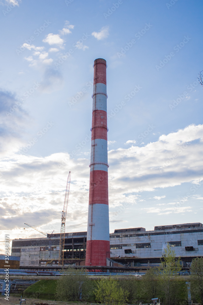 Plant pipes without emissions harmful to humans Plant pipes without emissions harmful to humans