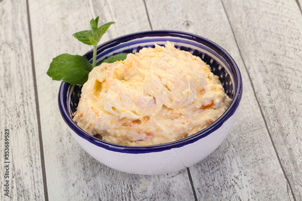 Curd with dry apricot Curd with dry apricot