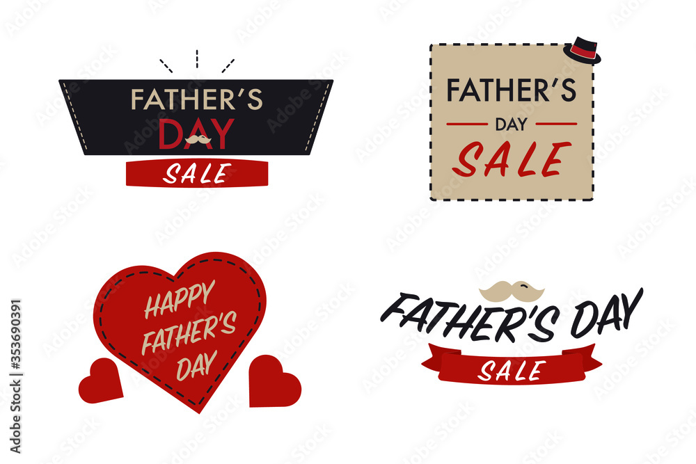 father day banner, retro banner, sale banner, father day promotion