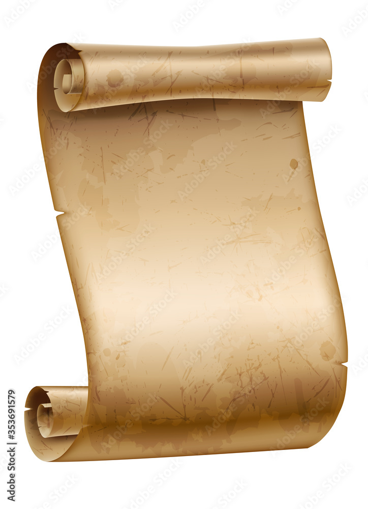 old paper scroll