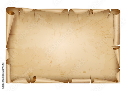 old paper scroll