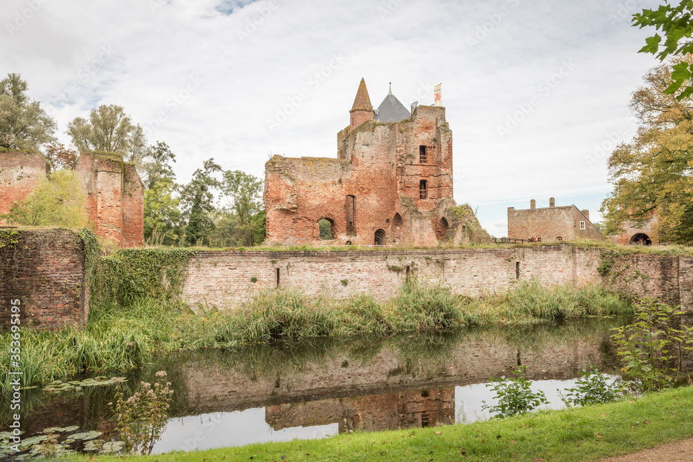 remains of Brederode Castle in the Netherlands