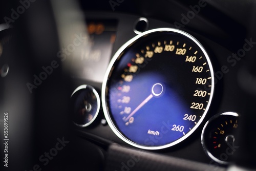sport car speedometer isolated. speedometer background