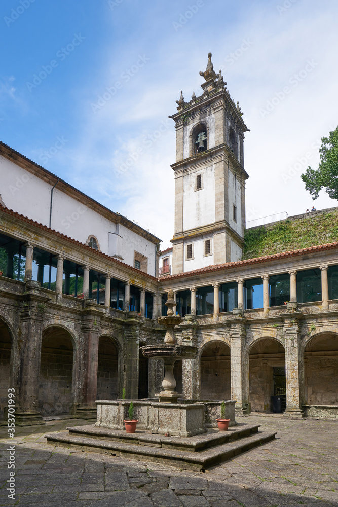 Fototapeta premium Amarante Igreja Sao Goncalo church interior in Portugal