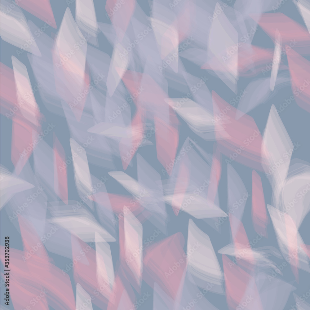 Seamless elegant and light abstract pattern. Soft brush strokes pink and blue. Vector illustration for background, wallpaper, wrapping paper and textile products.