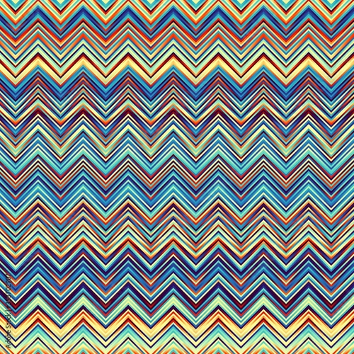 Abstract fractal pattern. Chevron background. © Alexey