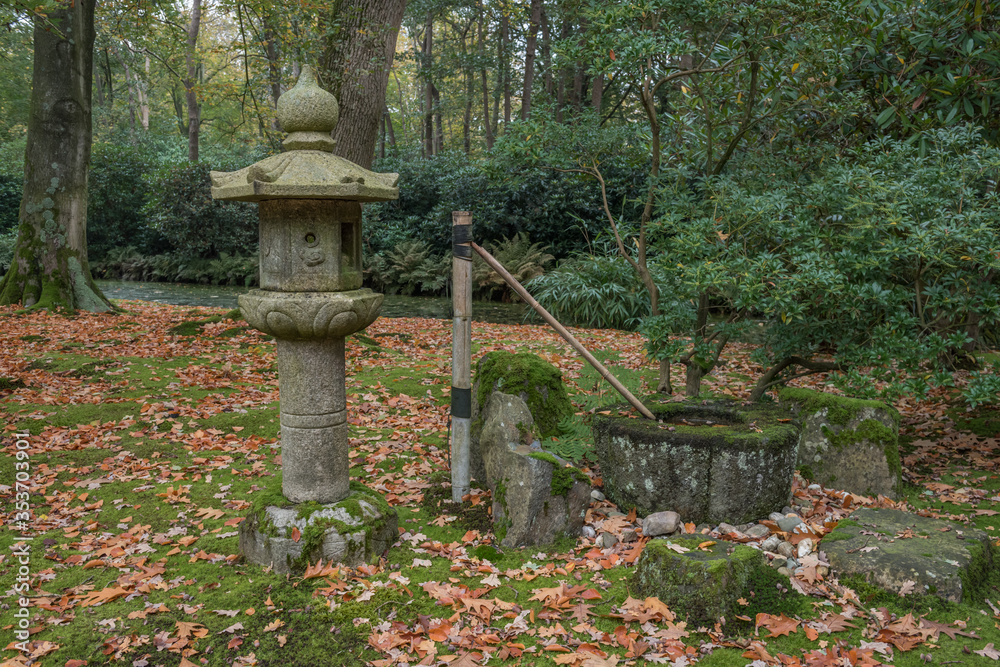 Japanese garden in the city of the Hague Japanese garden in the city of the Hague
