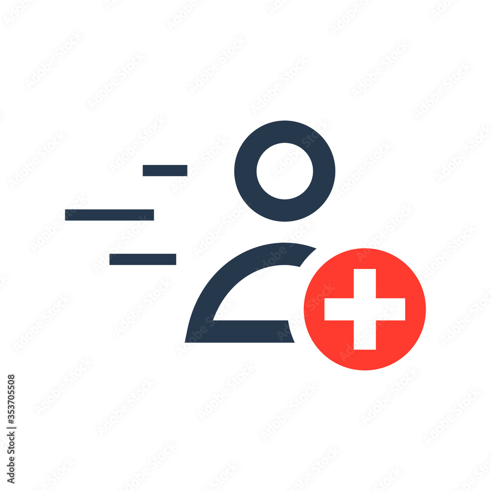 Quick registration line vector icon.
People vector symbol. Avatar with plus icons set for web design. Modern flat web profile icon for app design. User face minimal flat linear icons Quick registration line vector icon.
People vector symbol. Avatar with plus icons set for web design. Modern flat web profile icon for app design. User face minimal flat linear icons