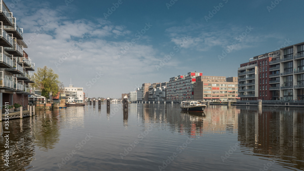 river the Zaan in Zaandam