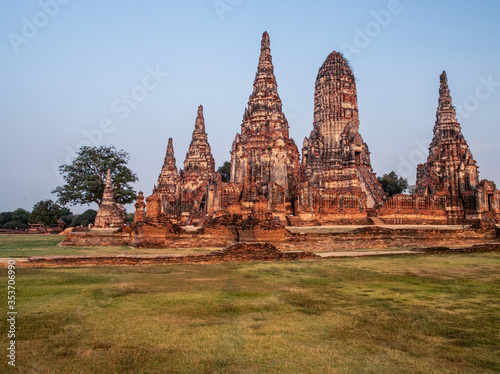 Wat Chaiwatthanaram temple in Ayutthaya Historical Park, Thailand