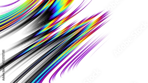 Digital art fractal background.  Psychedelic futuristic abstract pattern.