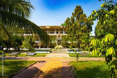 A view of Tuol Sleng, the Genocide Museum at Phnom Penh, Cambodia.