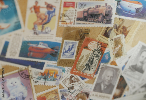 Postage stamp collection