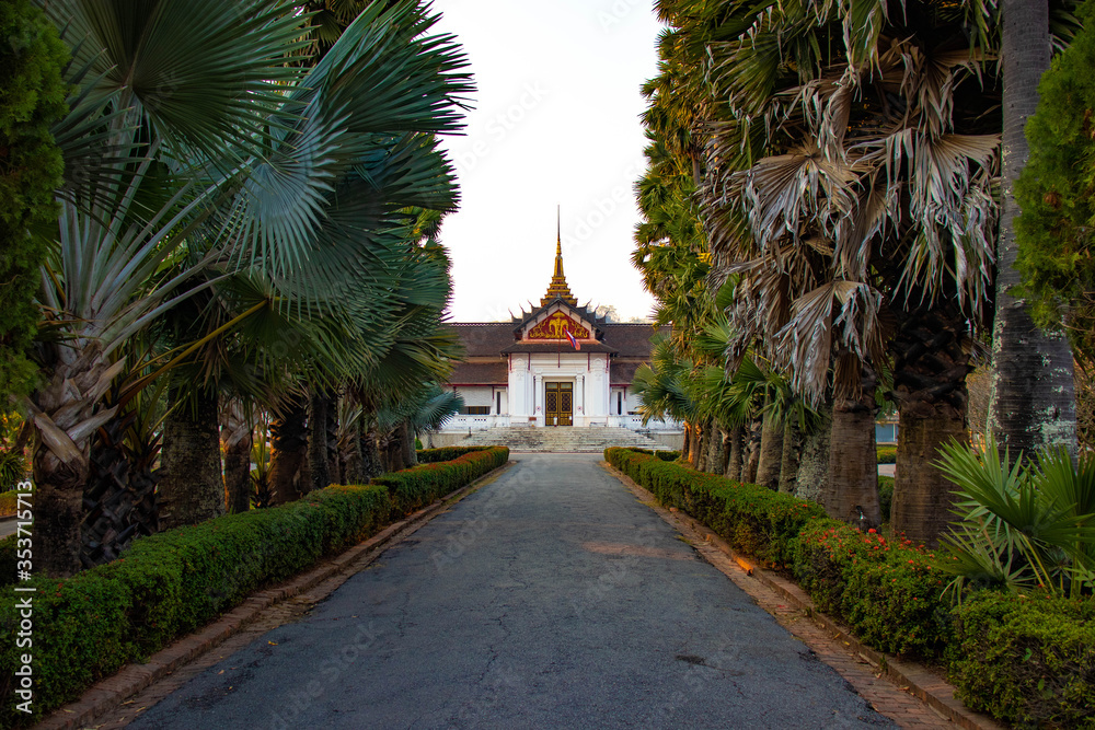A beautiful view of Luang Prabang city at Laos.
