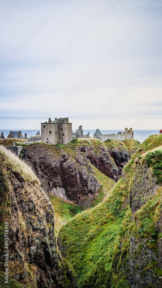 Scottish Castle on the cliff
