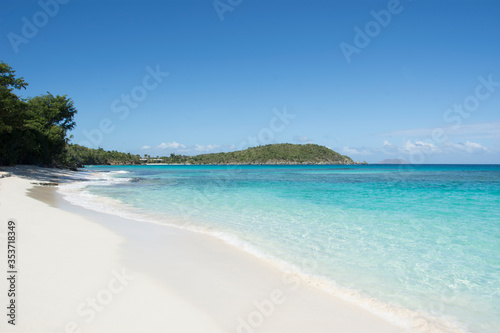 Beach at Hawksnest Bay in St. John, Virgin Islands photo