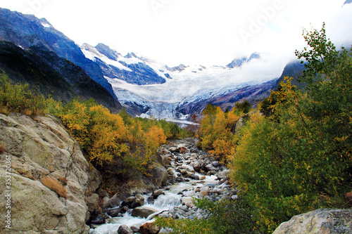 river in the mountains