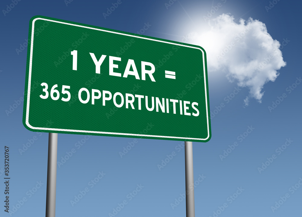 Opportunity sign for motivational concept. Opportunity sign for motivational concept.