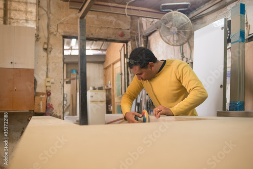 carpenter at work © viktor holm