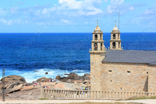 Basilica Virxe da Barca/Virgen de la Barca in Muxia, Death Coast, La Coruna, Galicia, Spain