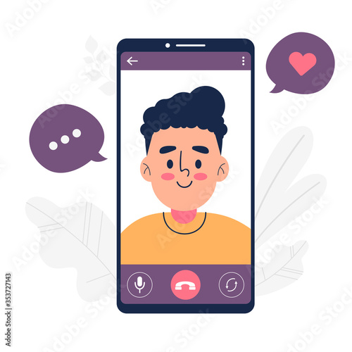 wireless communication with mobile phones creative concept