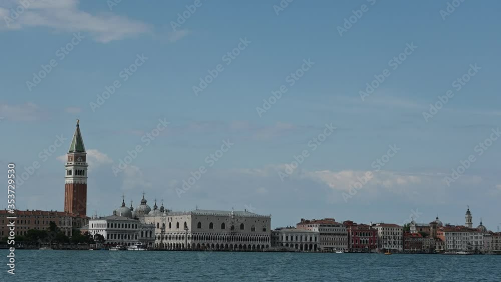 Venice, Italy - Historic buildings between the canals of the lagoon city Venice, Italy - Historic buildings between the canals of the lagoon city