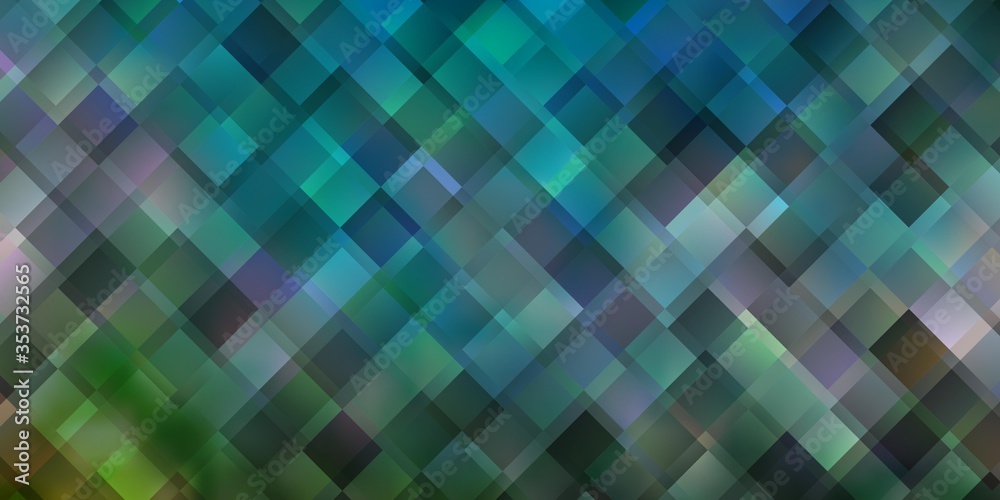 Light Blue, Green vector template with rectangles.