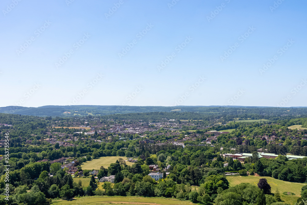 View of Surrey Hills - Surrey, United Kingdom View of Surrey Hills - Surrey, United Kingdom