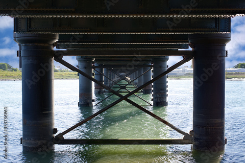 shoreham railway bridge in repetition photo