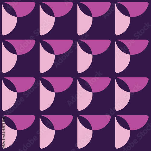 Clear geometric forms. Abstract vector seamless pattern.