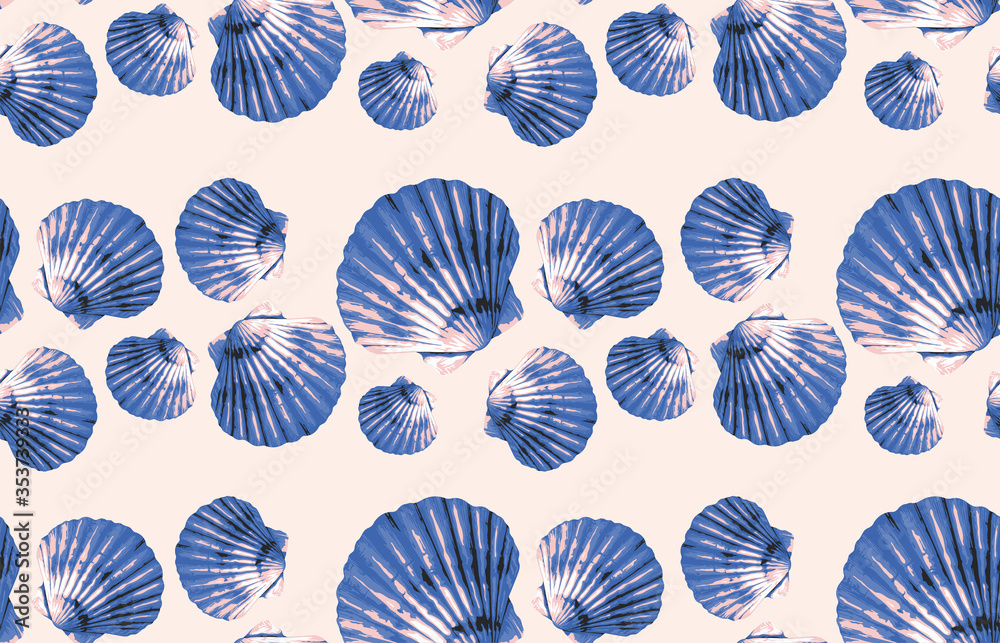Seamless marine sea pattern. Seamless marine sea pattern.