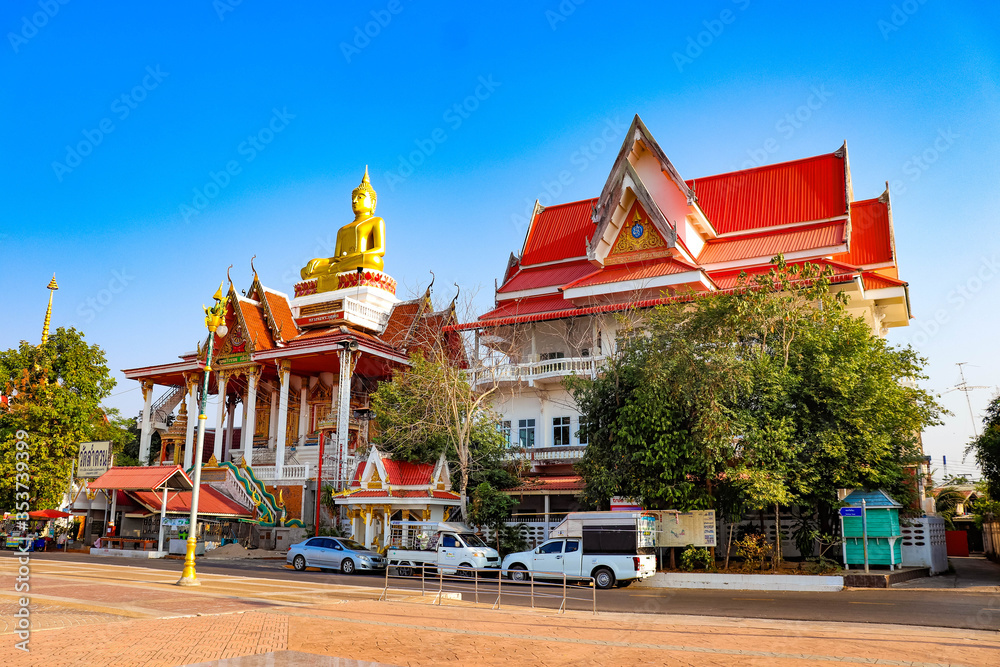 Fototapeta premium A beautiful view of Nong Khai city at Thailand.