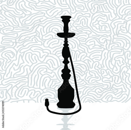 Hookah tobacco arabic tube and relaxation turkish