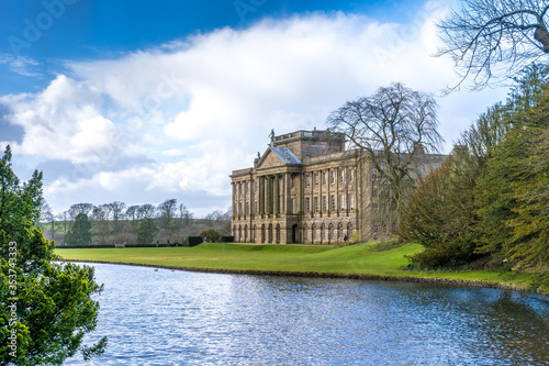 Lyme House at Lyme Park Cheshire in autumn sunshine