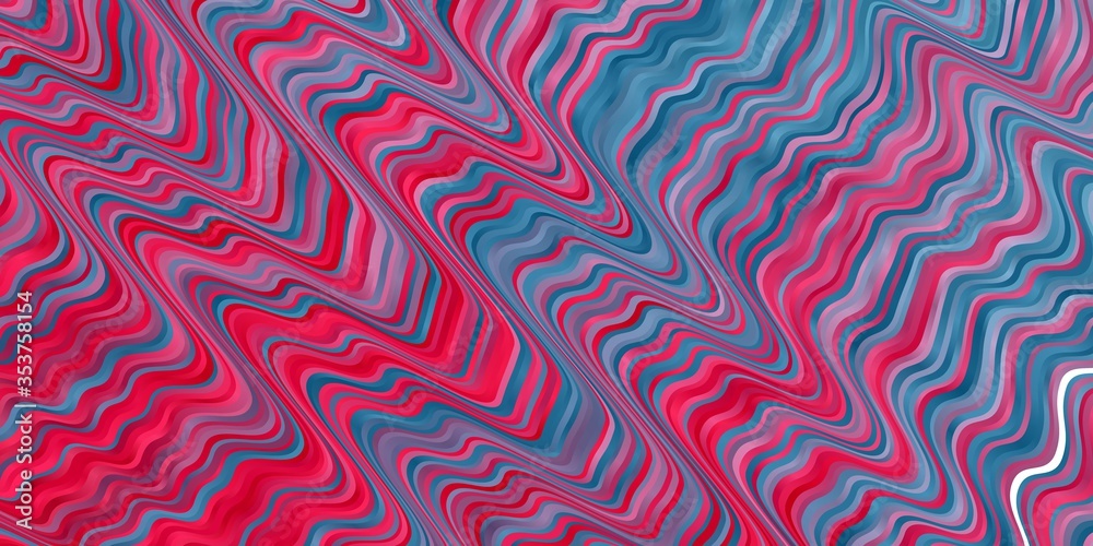 Light Blue, Red vector background with bent lines. Colorful illustration, which consists of curves. Template for cellphones. Light Blue, Red vector background with bent lines. Colorful illustration, which consists of curves. Template for cellphones.