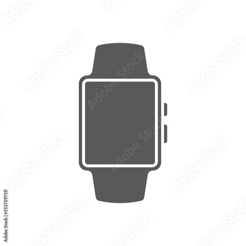 Smart watch vector icon symbol technology isolated on white background