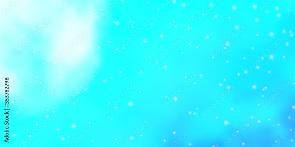 Light BLUE vector layout with bright stars. Shining colorful illustration with small and big stars. Best design for your ad, poster, banner. Light BLUE vector layout with bright stars. Shining colorful illustration with small and big stars. Best design for your ad, poster, banner.