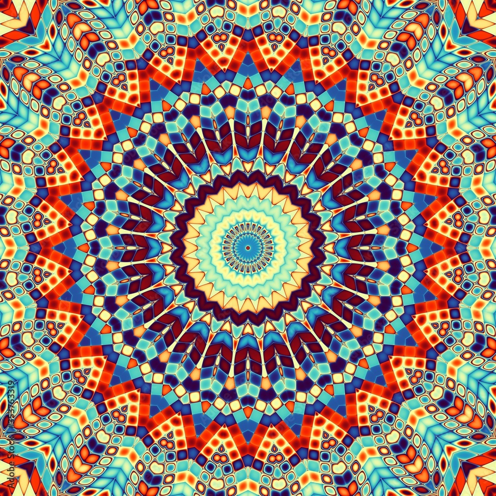 Abstract fractal pattern. Abstract fractal pattern.