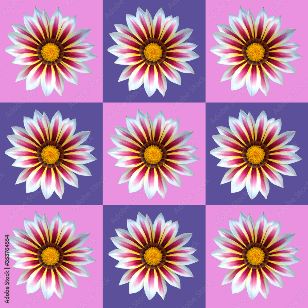 colorful flowers panel colorful flowers panel