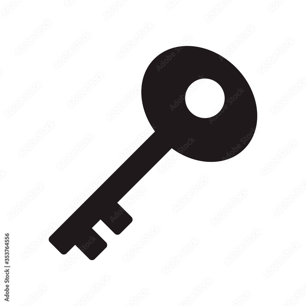 Key icon in trendy flat style design. Vector graphic illustration. Suitable for website design, logo, app, and ui. EPS 10. Key icon in trendy flat style design. Vector graphic illustration. Suitable for website design, logo, app, and ui. EPS 10.