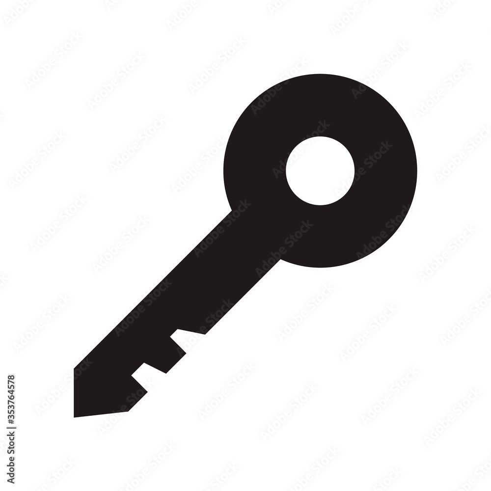 Key icon in trendy flat style design. Vector graphic illustration. Suitable for website design, logo, app, and ui. EPS 10. Key icon in trendy flat style design. Vector graphic illustration. Suitable for website design, logo, app, and ui. EPS 10.