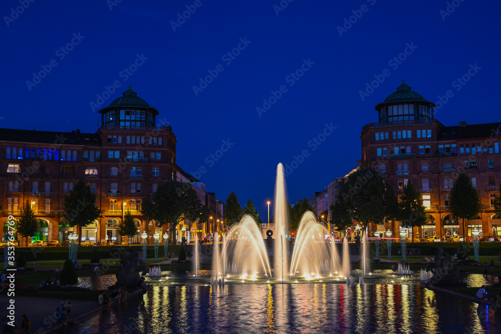 Naklejka premium Mannheim Wasserturm