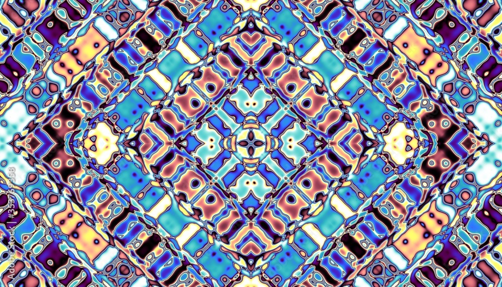 Abstract fractal pattern. Abstract fractal pattern.