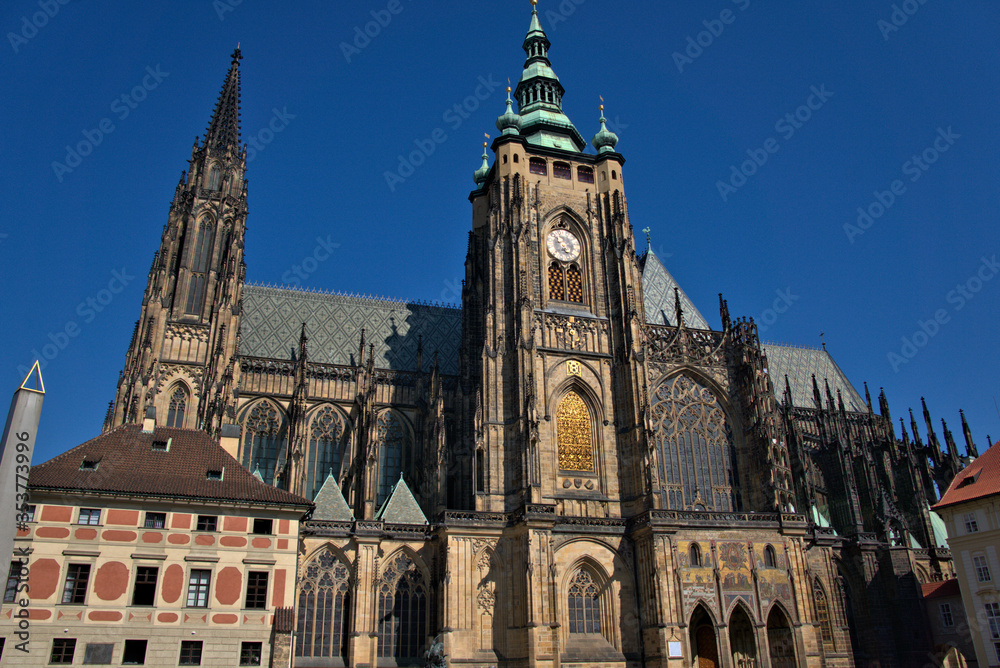 St. Vitus Cathedral was built between 1873 and 1929